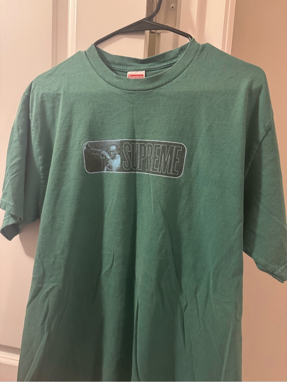 Miles Davis Supreme Green Logo Graphic Tee
